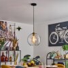 Koyoto Hanglamp, Kogellampje, Hanglamp Goud, Zwart, 1-licht