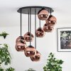 Koyoto Plafondlamp, Kogellampje Koperkleurig, 9-lichts