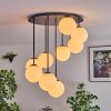 Gastor Plafondlamp, Kogellampje Wit, 9-lichts