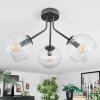 Koyoto Plafondlamp, Kogellampje Duidelijk, 3-lichts