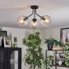 Koyoto Plafondlamp, Kogellampje Duidelijk, 3-lichts