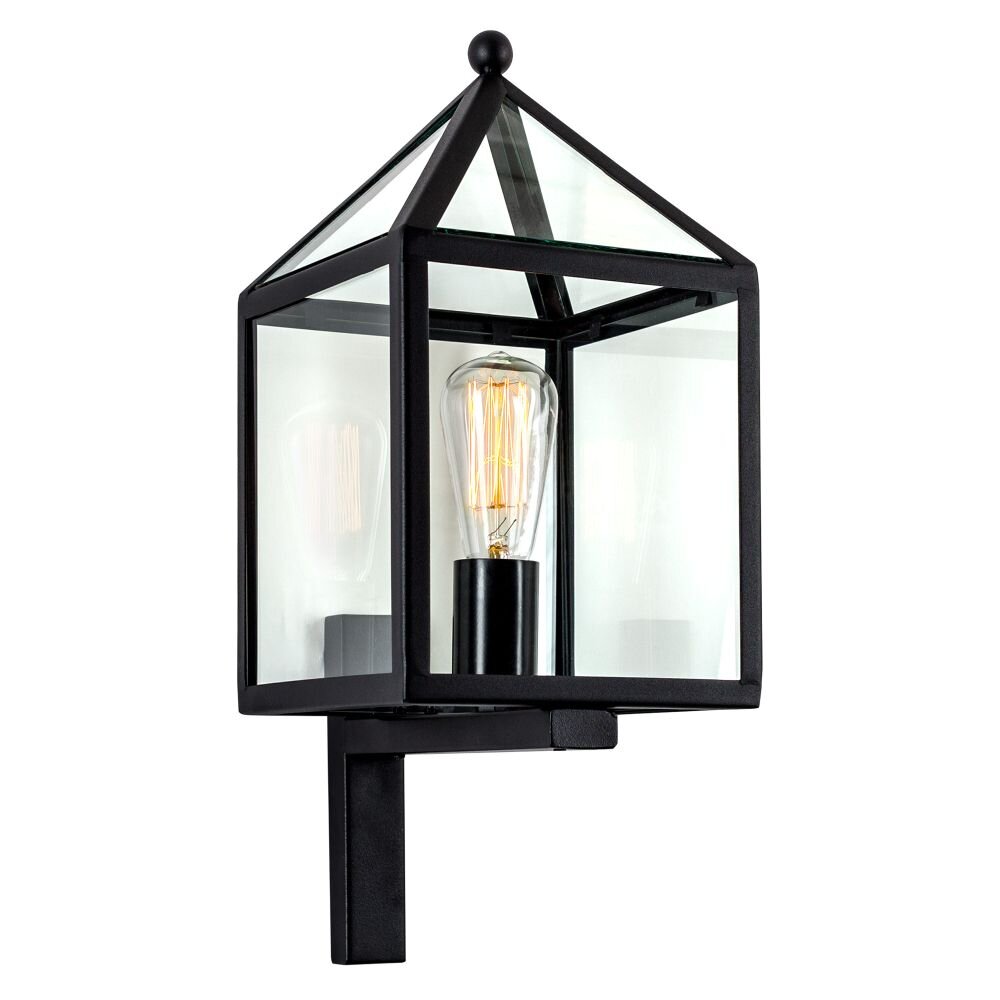 KS Verlichting Bloemendaal Muurlamp Zwart, 1-licht main product photo