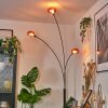 Nikkala Staande lamp Chroom, Zwart, 3-lichts