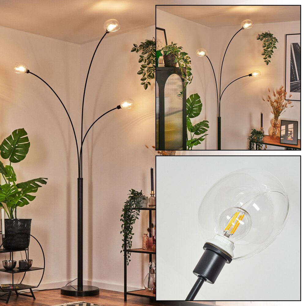 Nikkala Staande lamp Zwart, 3-lichts main product photo
