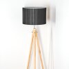 Soungou Staande lamp Chroom, Natuurlijke kleuren, 1-licht
