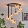 Koyoto Plafondlamp, Kogellampje 57 cm Duidelijk, 9-lichts