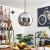 Koyoto Hanglamp, Kogellampje, Hanglamp Goud, Zwart, 1-licht