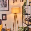 Soungou Staande lamp Natuurlijke kleuren, Wit, 1-licht