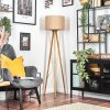 Soungou Staande lamp Natuurlijke kleuren, Wit, 1-licht
