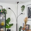Nikkala Staande lamp Chroom, Zwart, 3-lichts