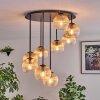 Koyoto Plafondlamp, Kogellampje Amber, Duidelijk, 9-lichts Koyoto Plafondlamp, Kogellampje Amber, Duidelijk, 9-lichts