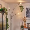 Nikkala Staande lamp Chroom, Zwart, 3-lichts