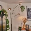 Nikkala Staande lamp Chroom, Zwart, 3-lichts
