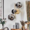 Ripoll Kogellampje, Wandlamp Goud, Zwart, 3-lichts Ripoll Kogellampje, Wandlamp Goud, Zwart, 3-lichts