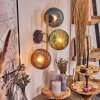 Koyoto Kogellampje, Wandlamp Goud, Zwart, 3-lichts