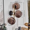 Koyoto Kogellampje, Wandlamp Goud, Zwart, 3-lichts