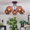 Koyoto Plafondlamp, Kogellampje 52 cm Koperkleurig, 5-lichts