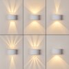 Windhoek Buiten muurverlichting LED Wit, 2-lichts