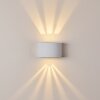 Windhoek Buiten muurverlichting LED Wit, 2-lichts