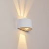 Windhoek Buiten muurverlichting LED Wit, 2-lichts
