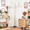 Bassagoda Staande lamp Messing, Zwart, 3-lichts