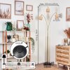 Cavaca Staande lamp Messing, Zwart, 3-lichts