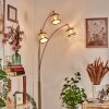 Ramila Staande lamp Messing, Zwart, 3-lichts