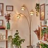 Ramila Staande lamp Messing, Zwart, 3-lichts