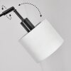 Bassagoda Staande lamp Chroom, Zwart, 5-lichts