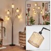 Sabadim Staande lamp Chroom, Zwart, 5-lichts