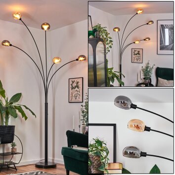 Nikkala Staande lamp Zwart, 5-lichts Nikkala Staande lamp Zwart, 5-lichts