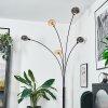 Nikkala Staande lamp Chroom, Zwart, 5-lichts