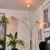 Nikkala Staande lamp Chroom, Wit, 3-lichts