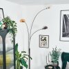 Nikkala Staande lamp Chroom, Wit, 3-lichts