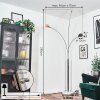 Nikkala Staande lamp Chroom, Wit, 3-lichts
