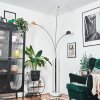 Nikkala Staande lamp Chroom, Wit, 3-lichts