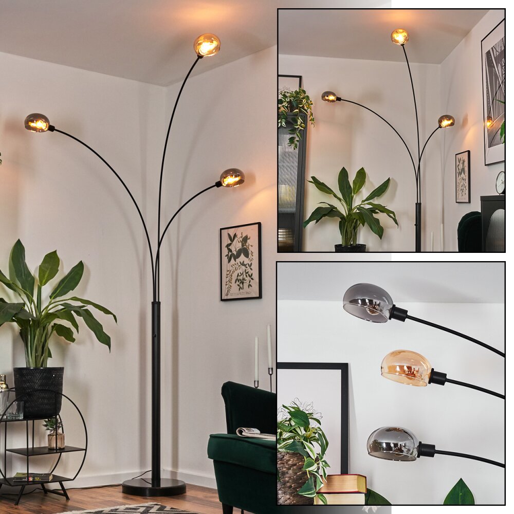 Nikkala Staande lamp Zwart, 3-lichts main product photo