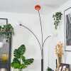 Nikkala Staande lamp Chroom, Zwart, 3-lichts