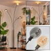 Nikkala Staande lamp Chroom, Zwart, 3-lichts