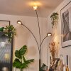 Nikkala Staande lamp Chroom, Zwart, 3-lichts