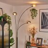 Nikkala Staande lamp Chroom, Zwart, 3-lichts