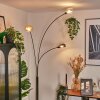 Nikkala Staande lamp Chroom, Zwart, 3-lichts