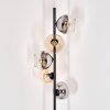 Koyoto Staande lamp 31 cm Amber, Duidelijk, Rookkleurig, 5-lichts