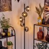 Koyoto Staande lamp 31 cm Chroom, Duidelijk, Rookkleurig, 5-lichts