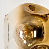 Ripoll Staande lamp Goud, Duidelijk, 5-lichts