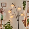 Bassagoda Staande lamp Zwart, 5-lichts