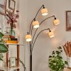 Bassagoda Staande lamp Zwart, 5-lichts