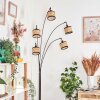 Ramila Staande lamp Chroom, Zwart, 5-lichts