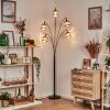 Ramila Staande lamp Chroom, Zwart, 5-lichts