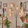 Cavaca Staande lamp Nikkel mat, Zwart, 5-lichts